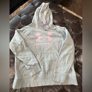 Ladies grey under armour hoodie